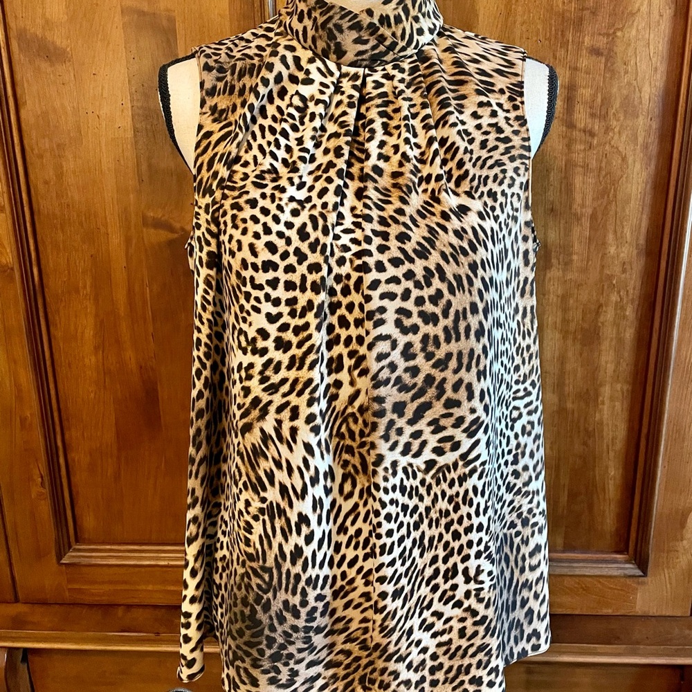 Leopard Top / Blouse.  You get the whole top…not just half a top